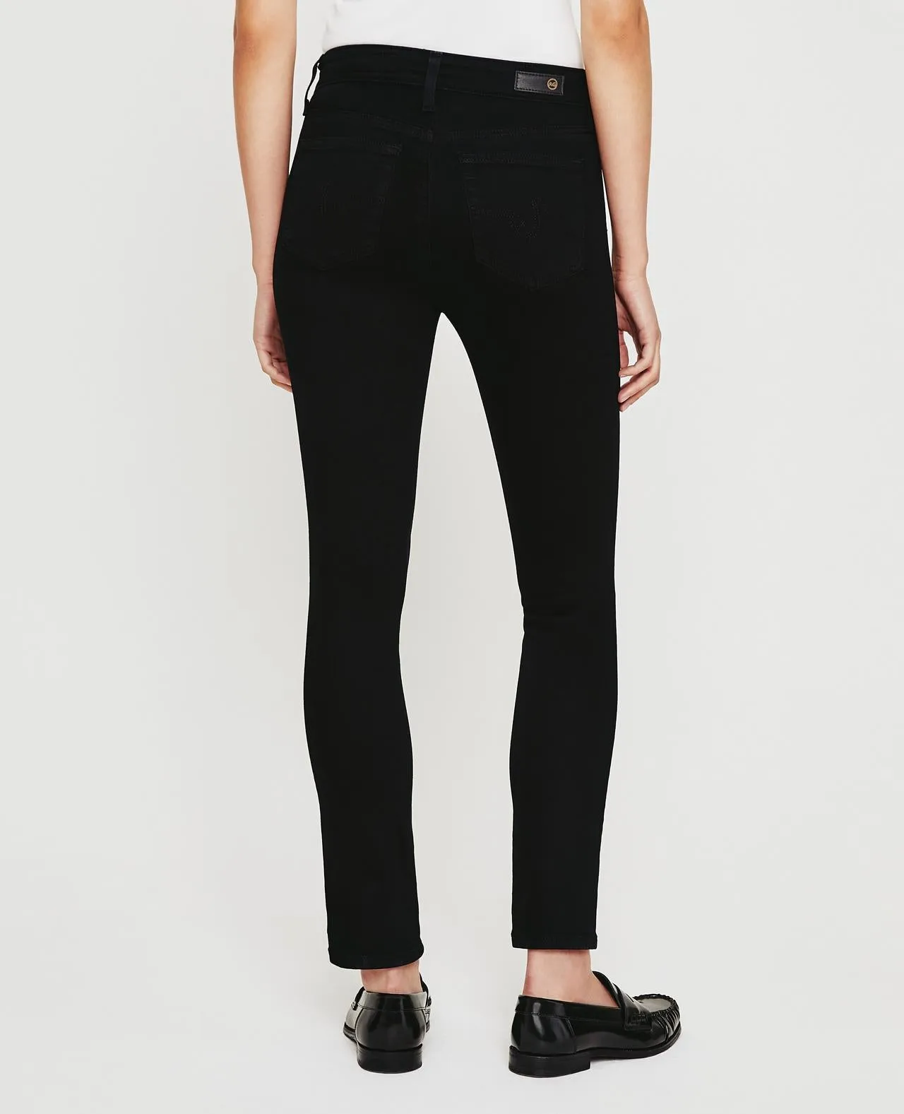 MARI STRAIGHT LEG  JEAN (OPULENT BLACK) - A.G. DENIM