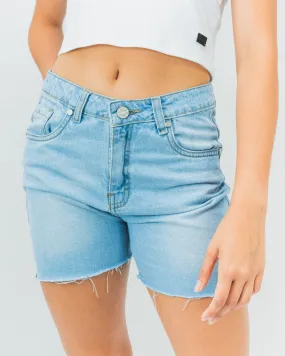 Mom Denim Short - Hielo