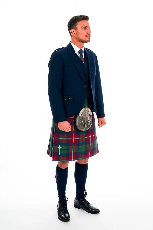 Navy crail kilt outfit