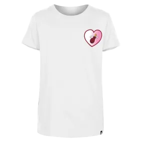 New Era Miami HEAT Girls Heart Tee