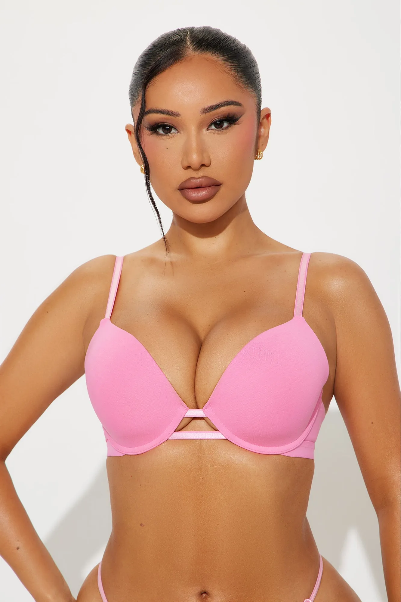 Nova Cotton TShirt Bra - Hot Pink