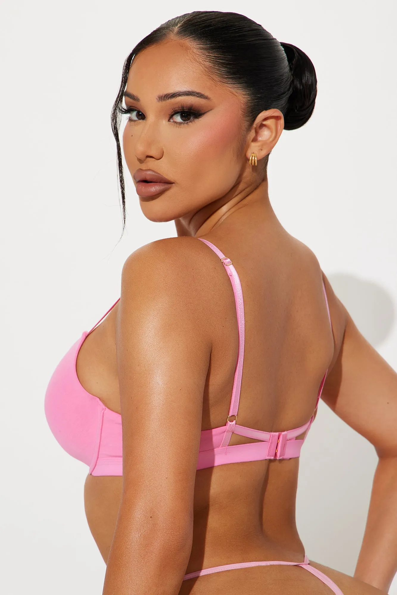 Nova Cotton TShirt Bra - Hot Pink