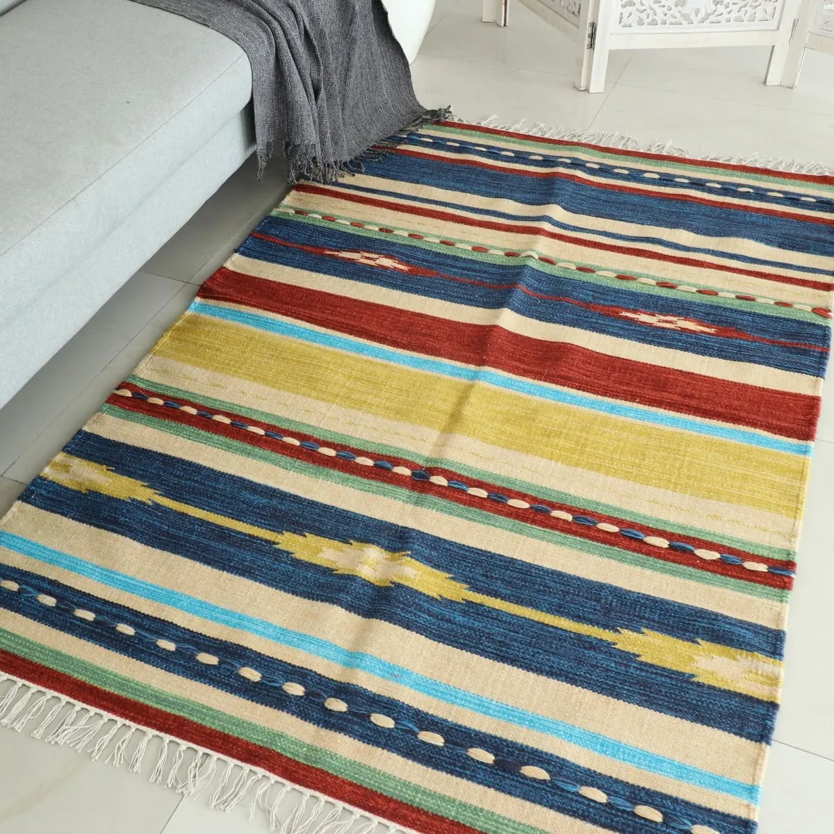 Novica Across The Universe Hand-Woven Wool Area Rug (4 X 6)