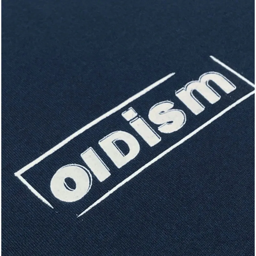 OLDISM OLD/SM  GOOD HOOD EMBROIDERY LOGO TEE-NAVY