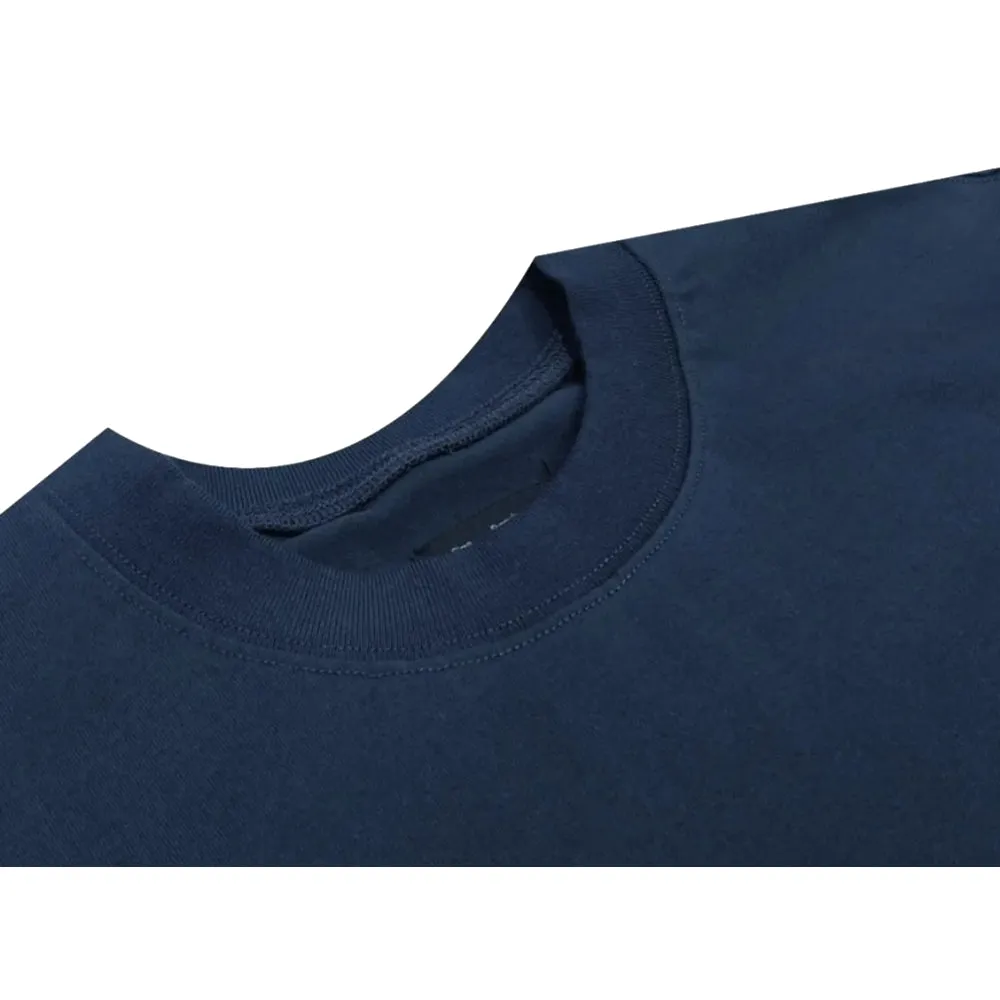 OLDISM OLD/SM  GOOD HOOD EMBROIDERY LOGO TEE-NAVY