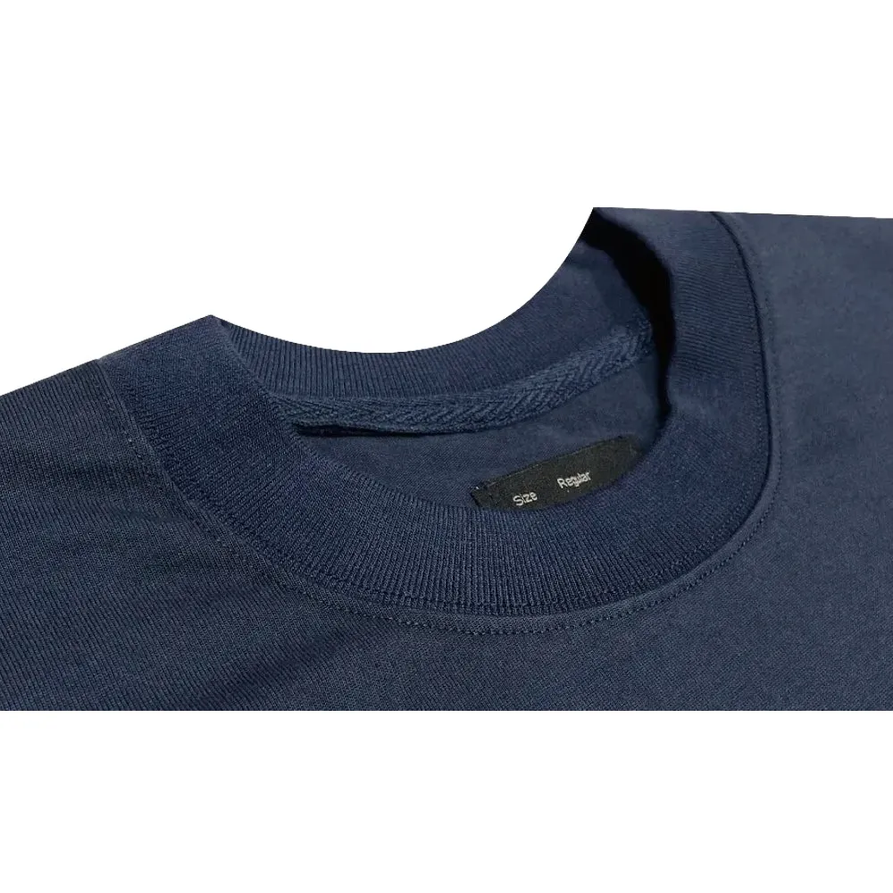 OLDISM OLD/SM POTTED PLANT EMBROIDERY LOGO TEE-NAVY