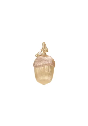 Ole Lynggaard Forest 18K Yellow & Rose Gold Acorn Pendant | Large