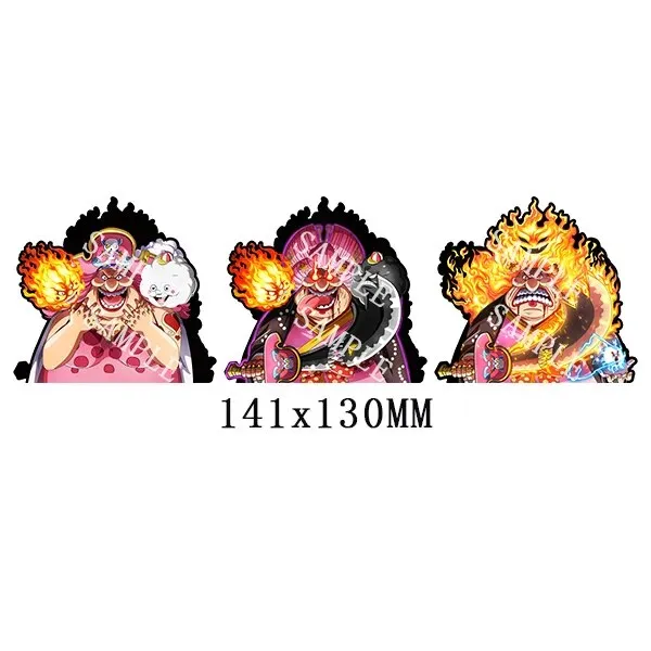 ONE PIECE Charlotte Linlin Anime Motion Car Sticker BIG MOM Waterproof Decal for Refrigerator,Laptop,Suitcase,Etc Kids Toy Gift