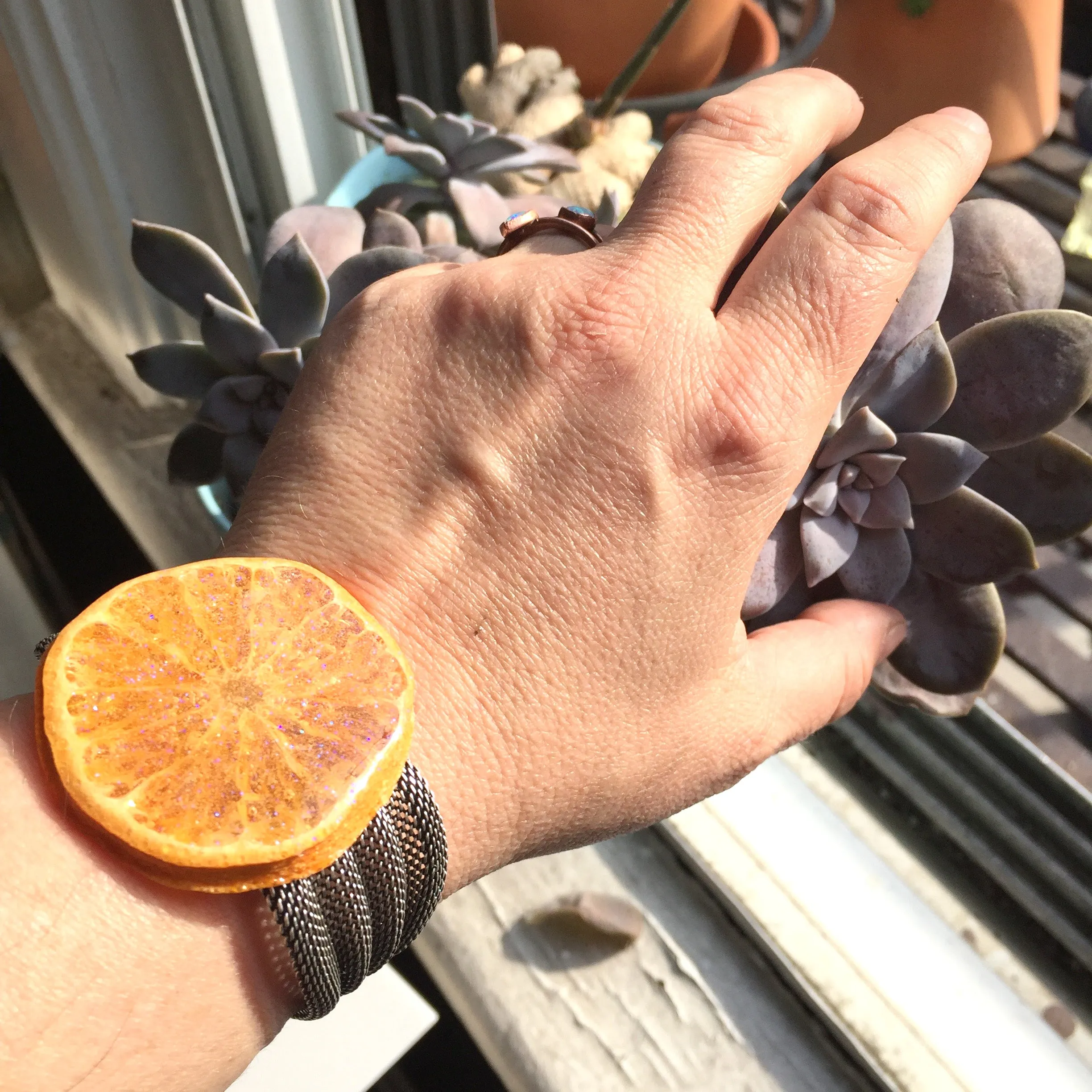 Orange Bracelet