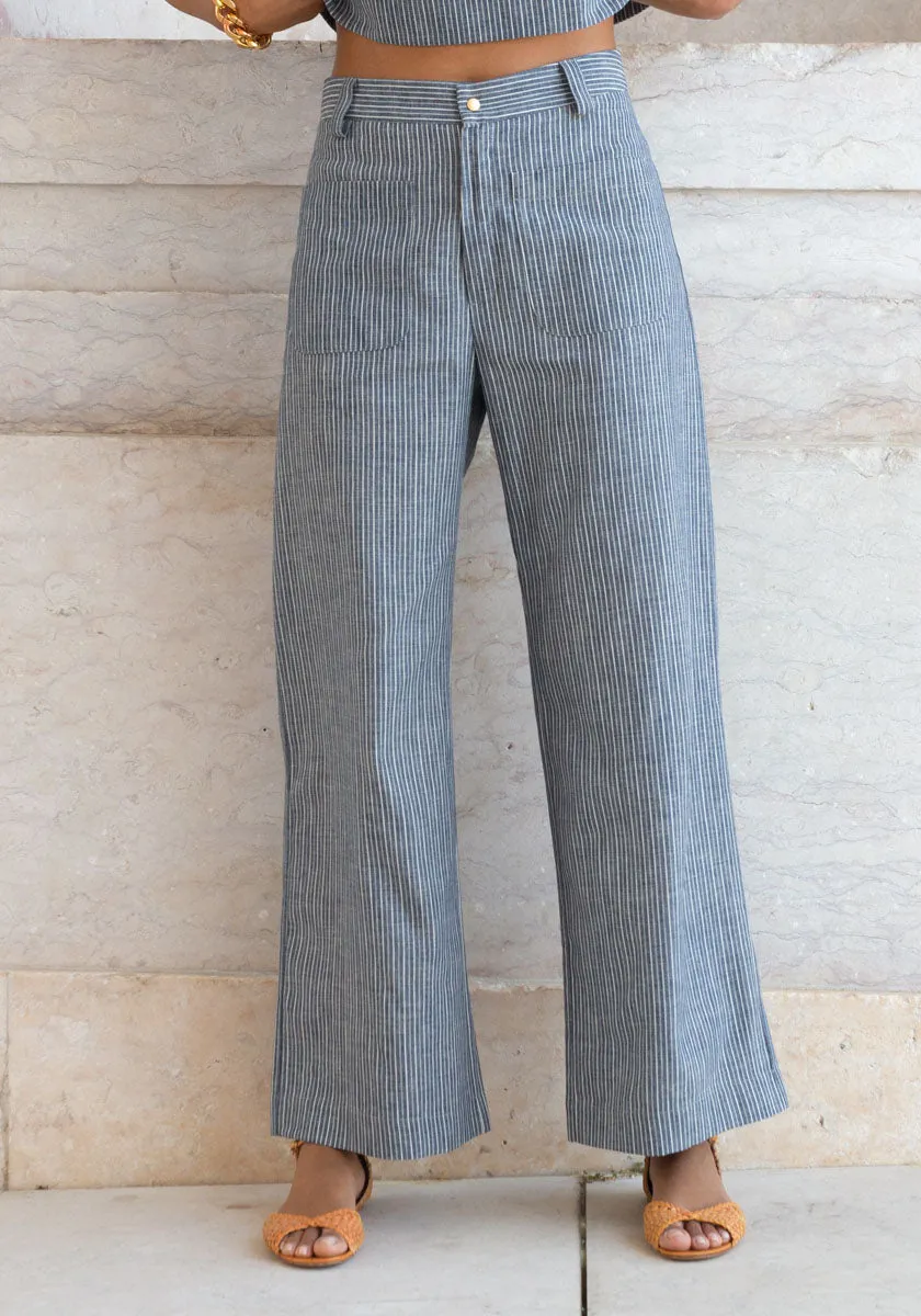 Pantalon TROIA Blue Stripes