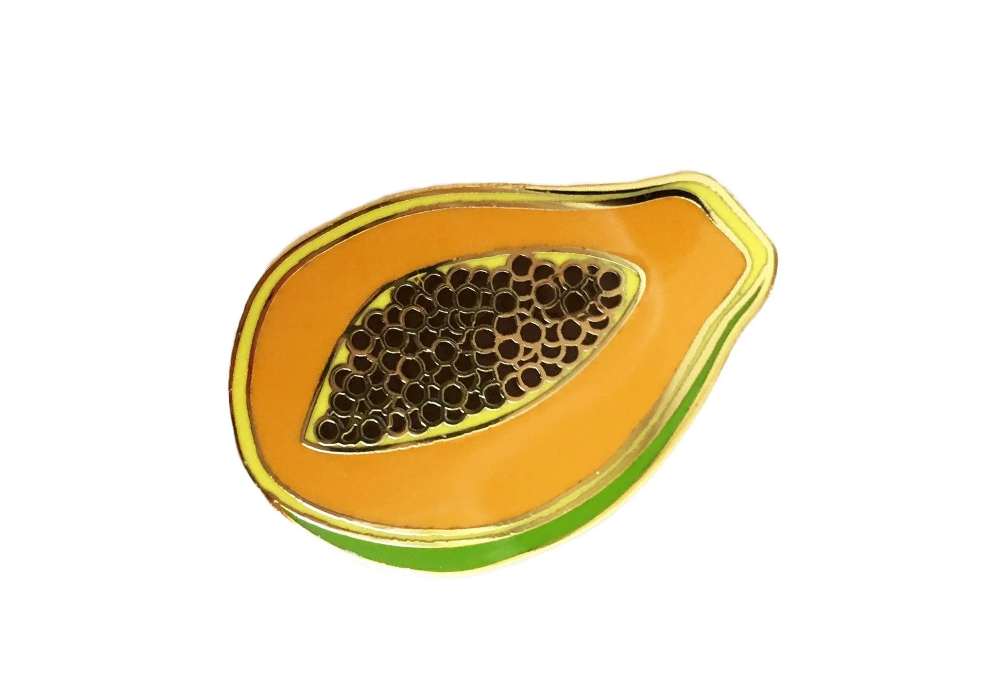 Papaya Enamel Pin