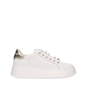 PATRIZIA PEPE SNEAKERS PPJ260 BIANCO-ORO