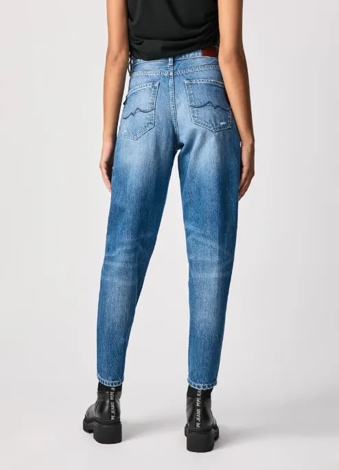 PepeJeans Rachel Baloon Fit High Waist Jeans PL203739HH6 denim