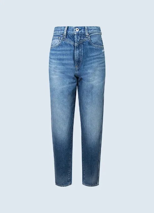 PepeJeans Rachel Baloon Fit High Waist Jeans PL203739HH6 denim