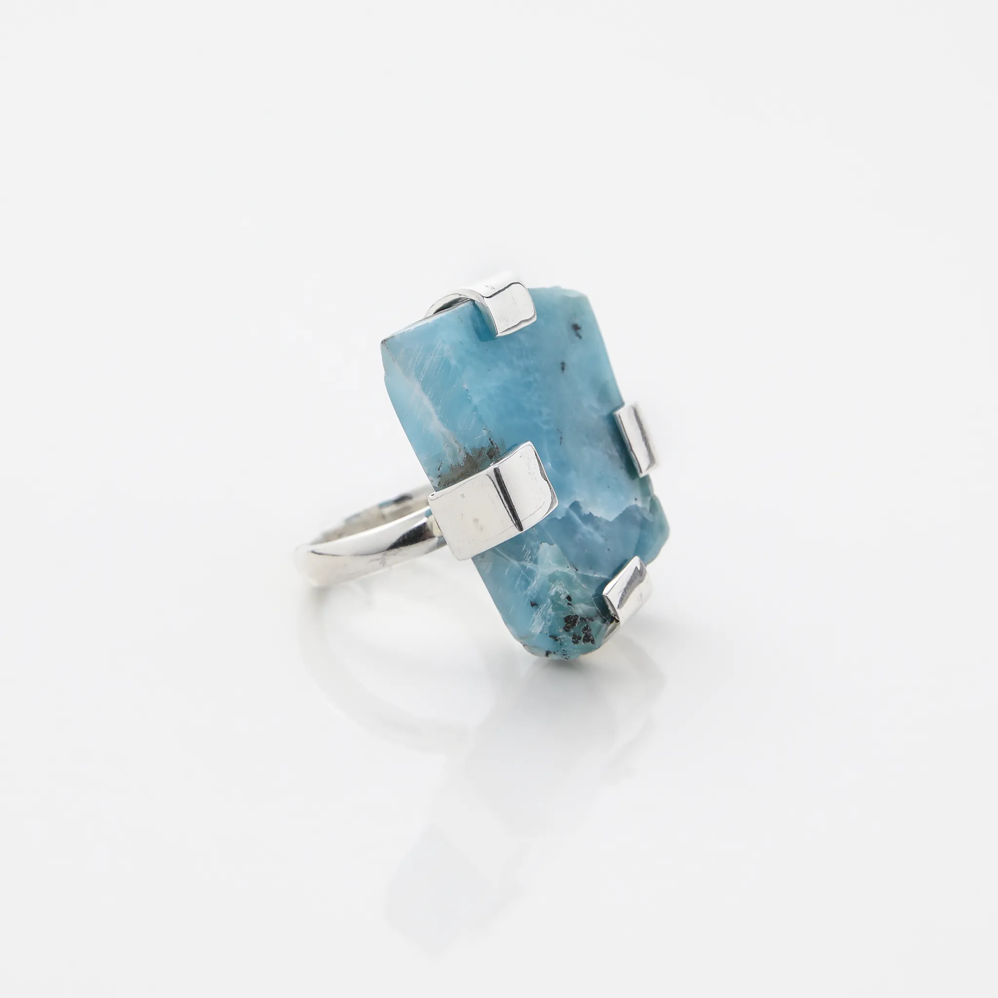 Raw Larimar Ring Charlotte