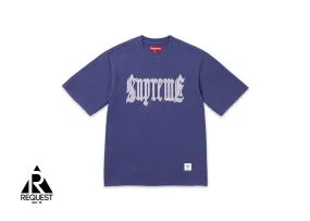 Supreme Old English S/S Top “Washed Navy”