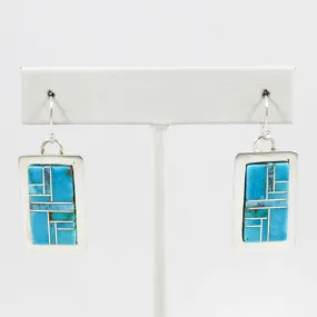 Turquoise Inlay Earrings