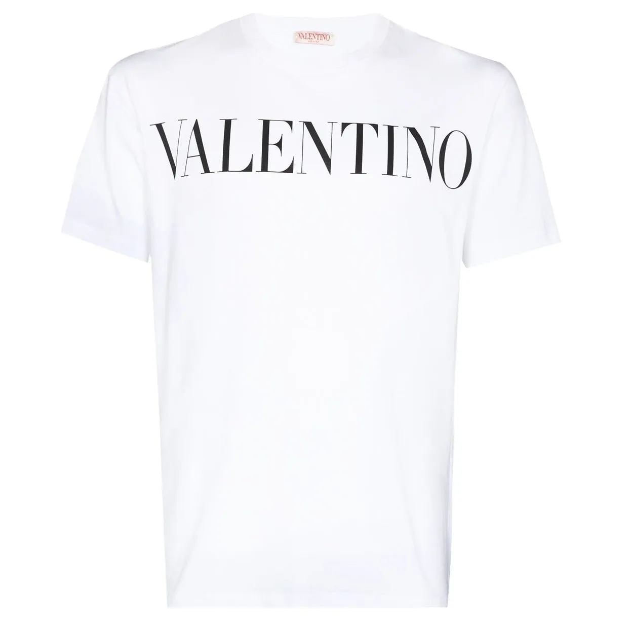 VALENTINO Black Logo T-Shirt White