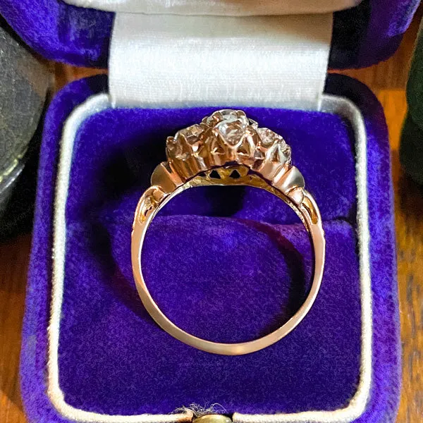 Victorian Diamond Cluster Ring