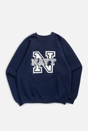 Vintage Navy Sweatshirt - M