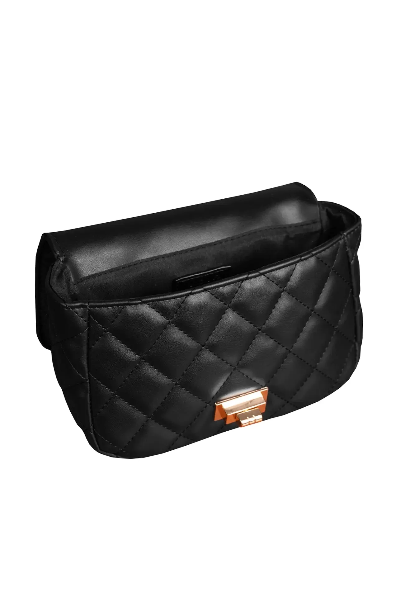 VOIR CHARLOTTE Quilted Vintage Chain Sling Bag