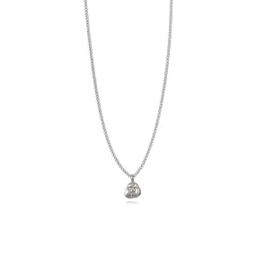 Zoe H Silver Necklace